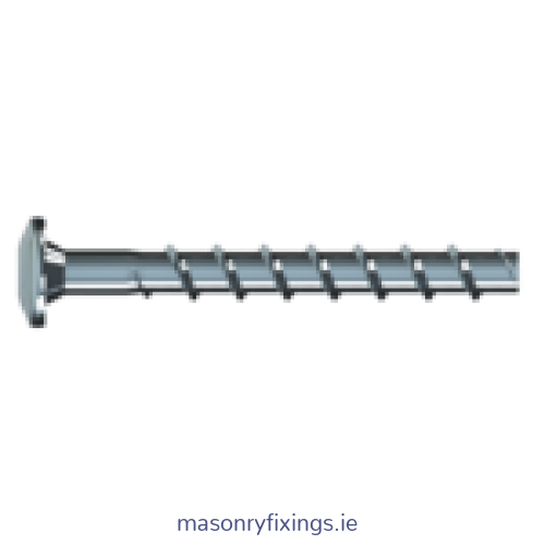 TSM 6mm x 50mm K Concrete Pan Head Screw A4 Stainless Steel  BOX 100